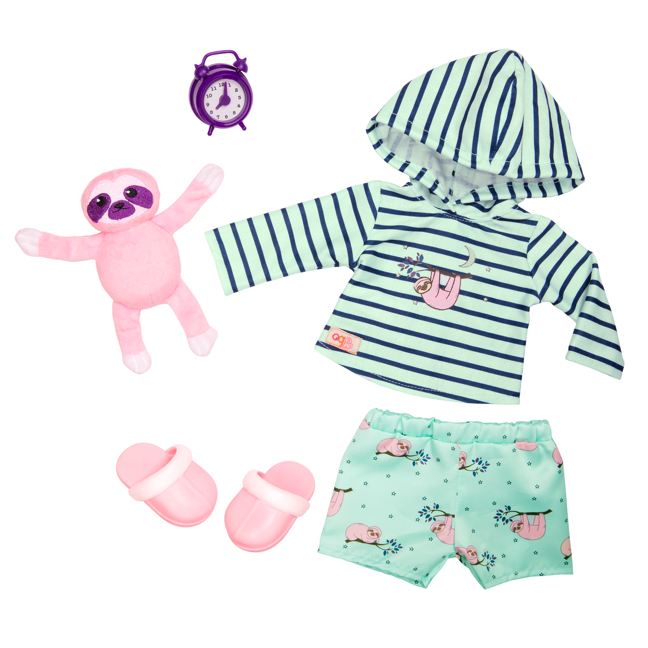 Pj Sets Girl Sloth Pajamas Carter's 2-Piece Sloth Cotton Fleece
