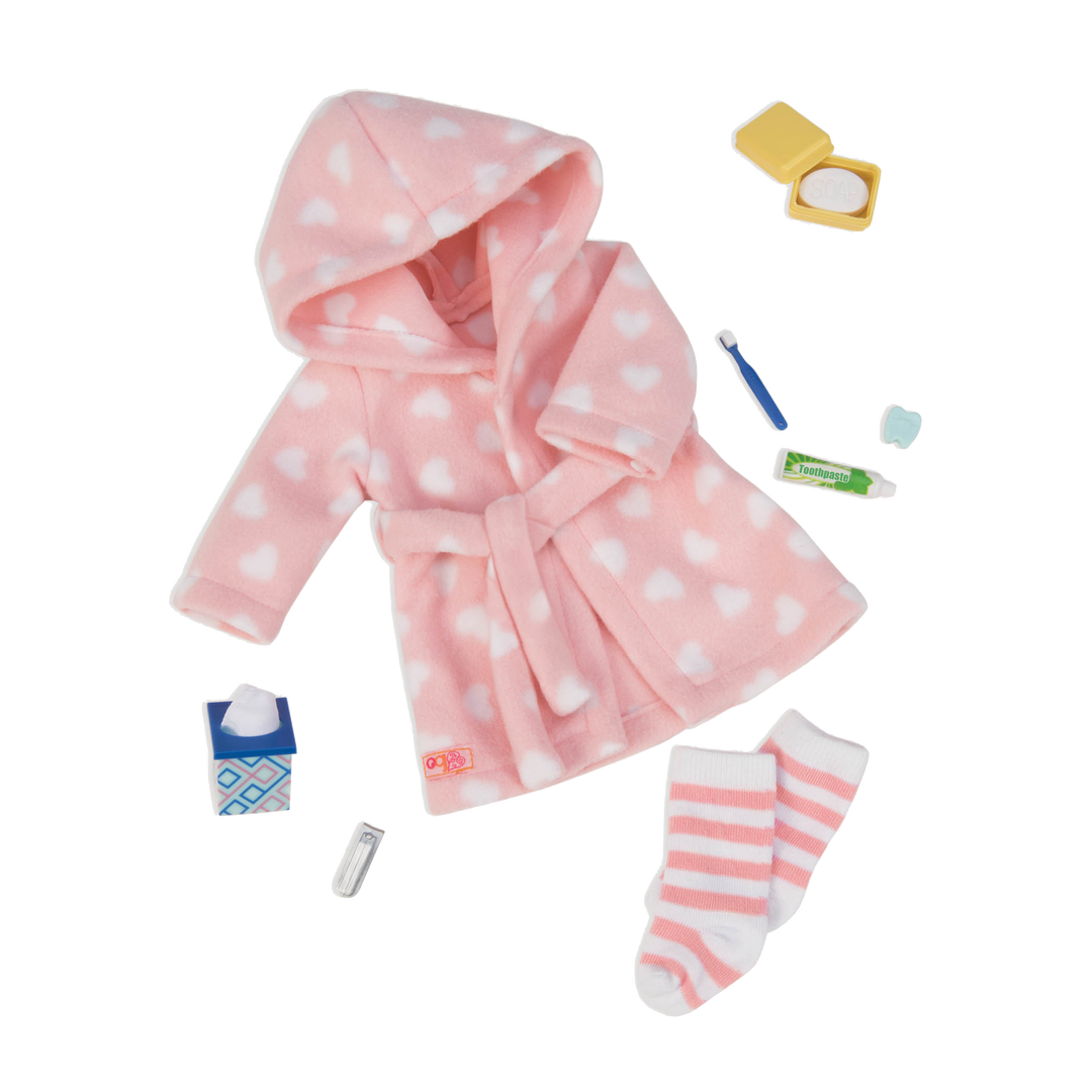 Good Night, Sleep Tight Robe Outfit for 18-inch Dolls
