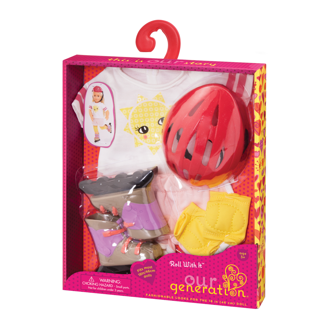 Roll With It rollerblade outfit all components