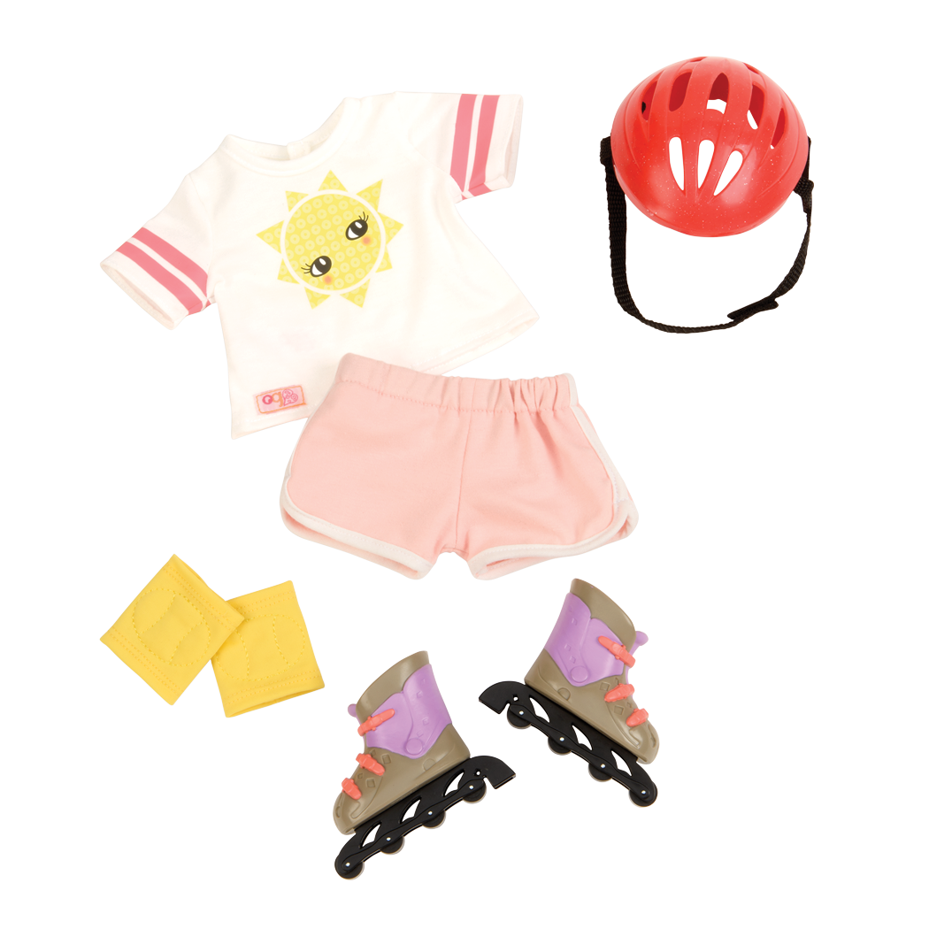 Roll With It rollerblade outfit all components
