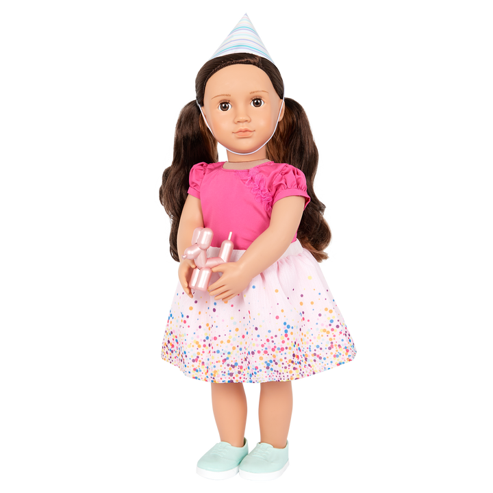 It's Time to Party - party themed outfit for 46 cm doll