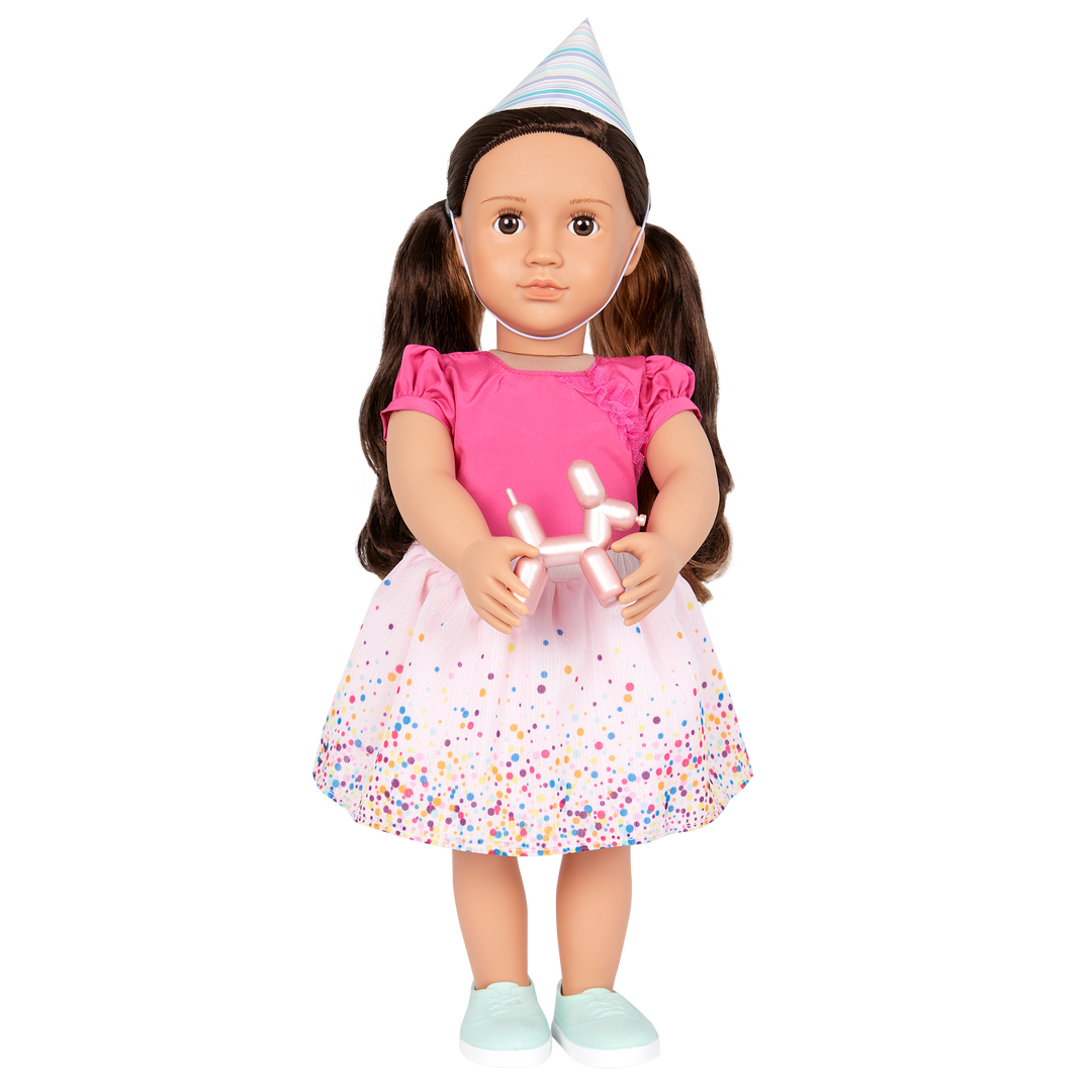 It's Time to Party - party themed outfit for 46 cm doll
