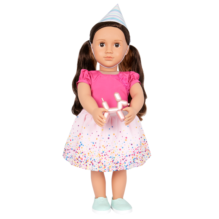 It's Time to Party - party themed outfit for 46 cm doll