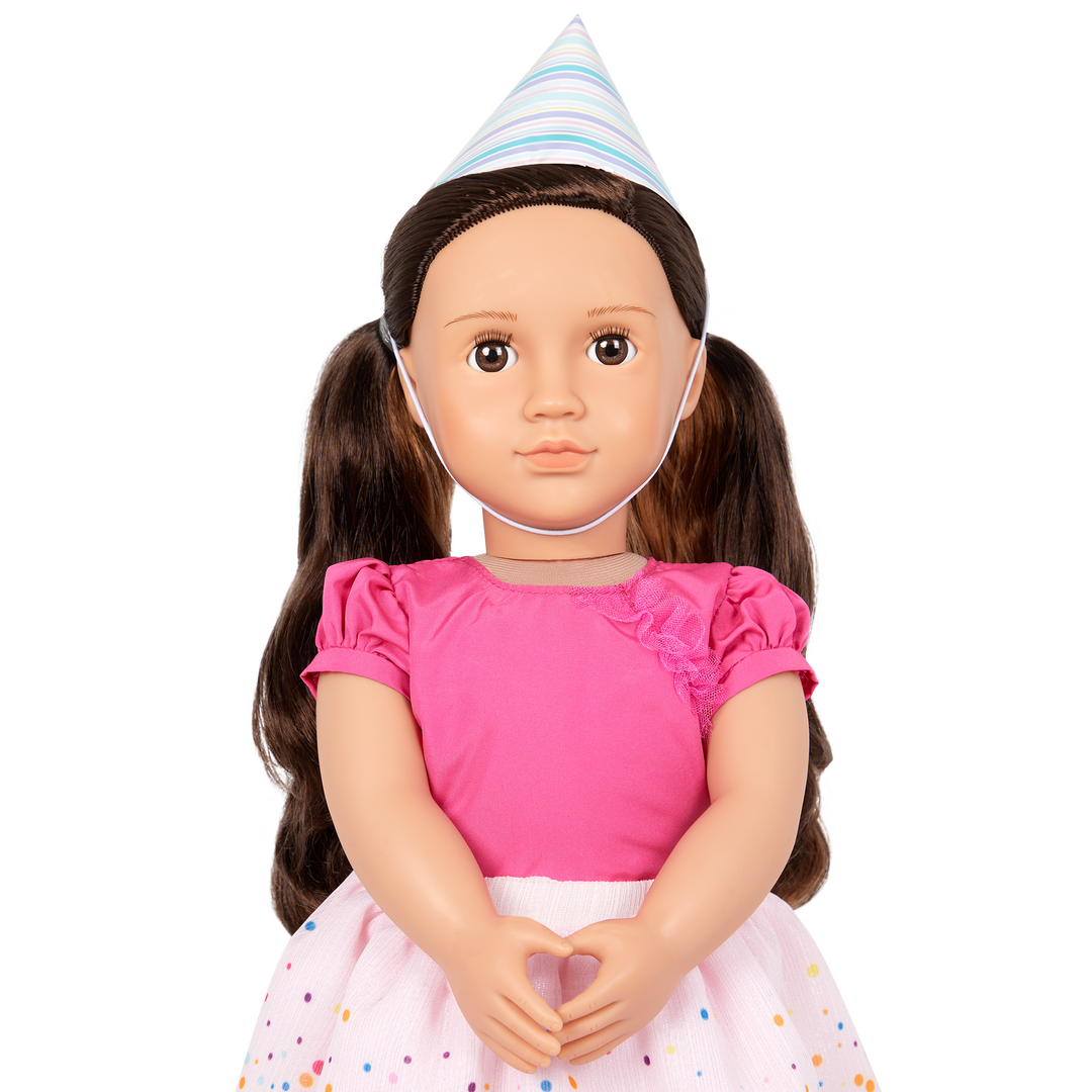 It's Time to Party - party themed outfit for 46 cm doll