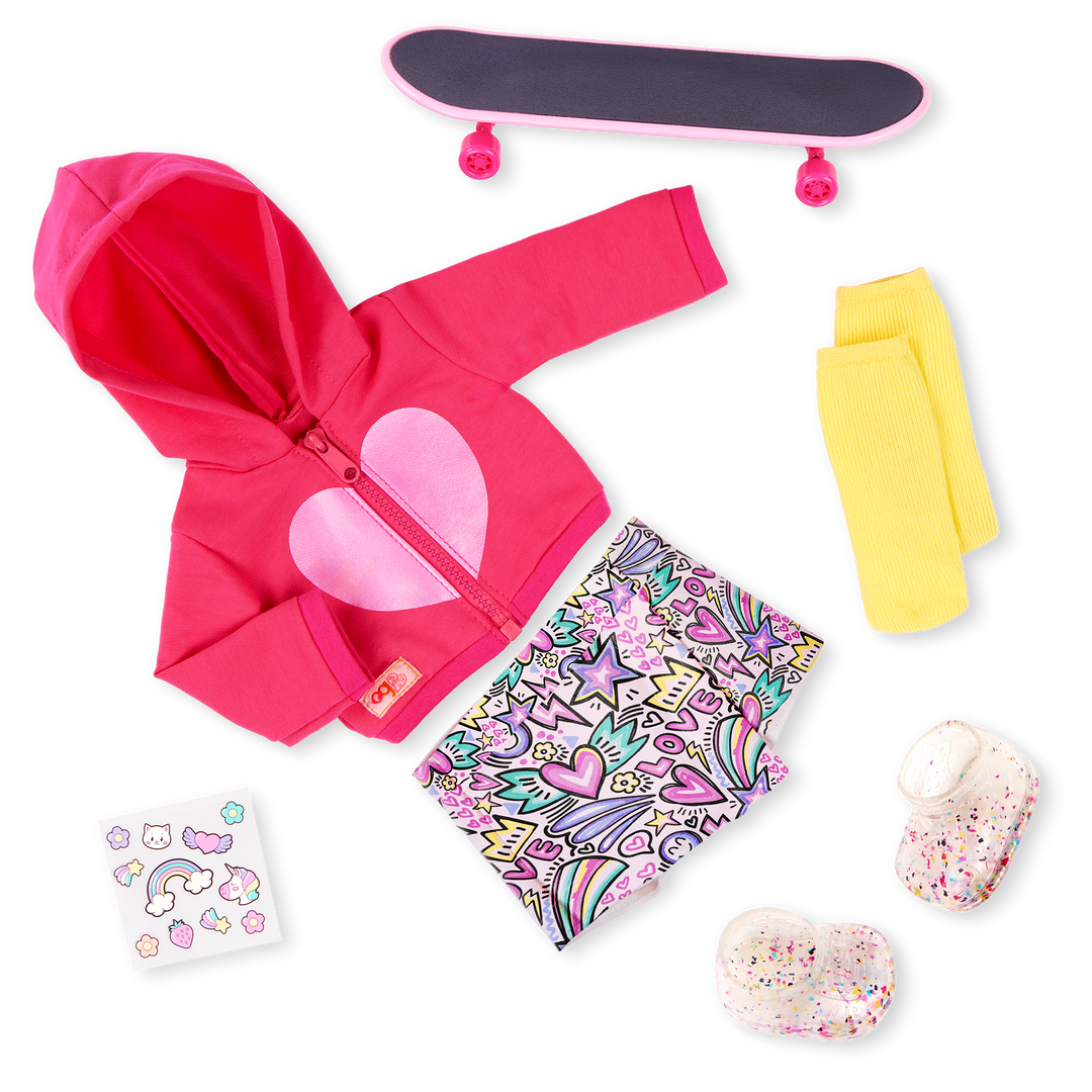 Our Generation Skate into Fun Outfit for 46 cm Dolls