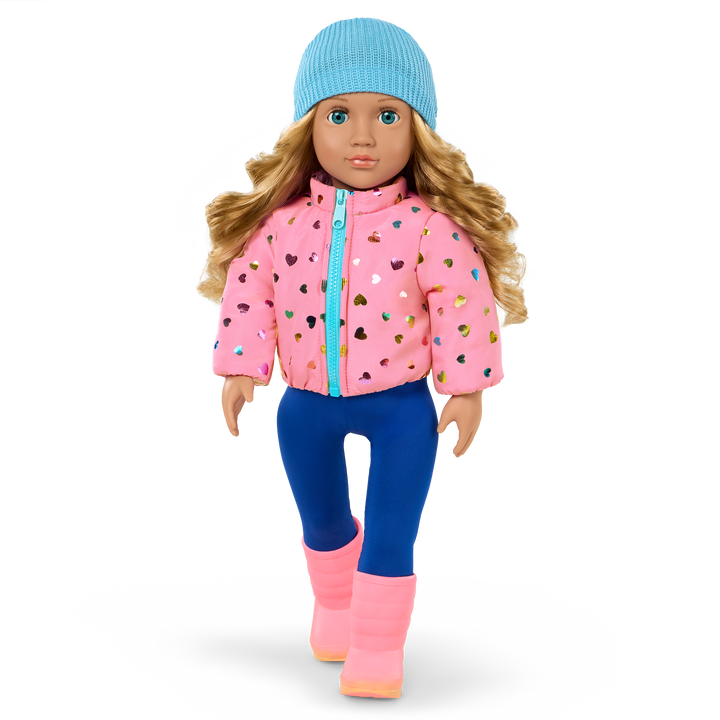 Our Generation Snowflake Surprise Outdoor Outfit for 18-inch Dolls