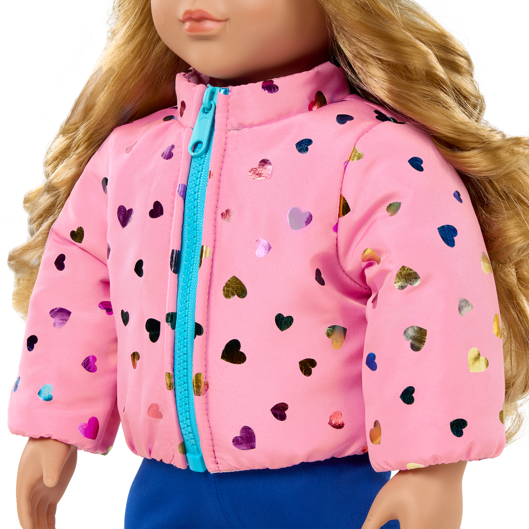 Our Generation Snowflake Surprise Outdoor Outfit for 18-inch Dolls