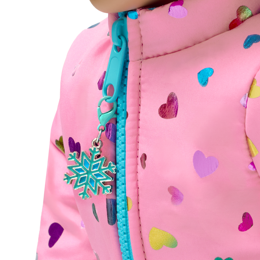Our Generation Snowflake Surprise Outdoor Outfit for 18-inch Dolls