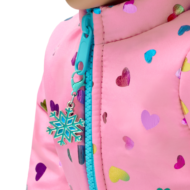 Our Generation Snowflake Surprise Outdoor Outfit for 18-inch Dolls