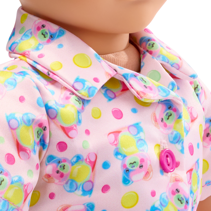 Our Generation Snuggly Bears Surprise Pajama Outfit for 18-inch Dolls
