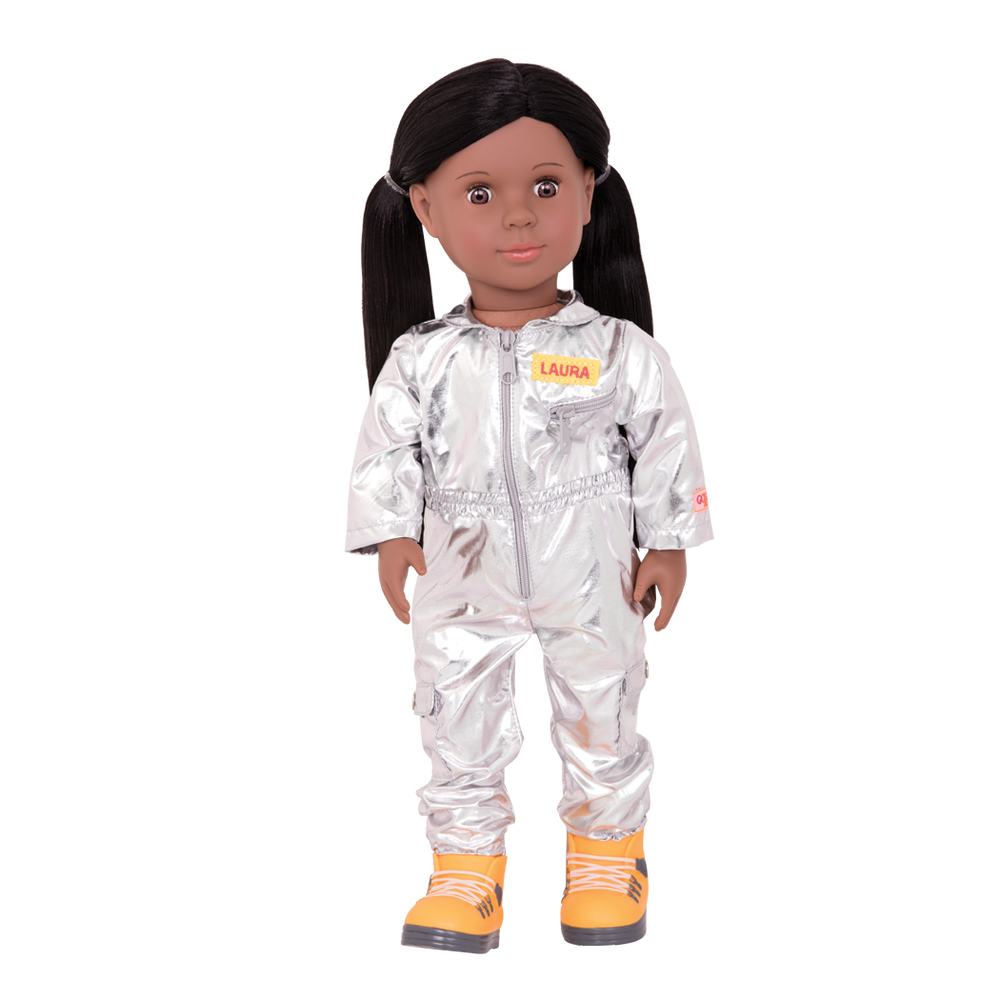 18-inch astronaut doll with space accessories