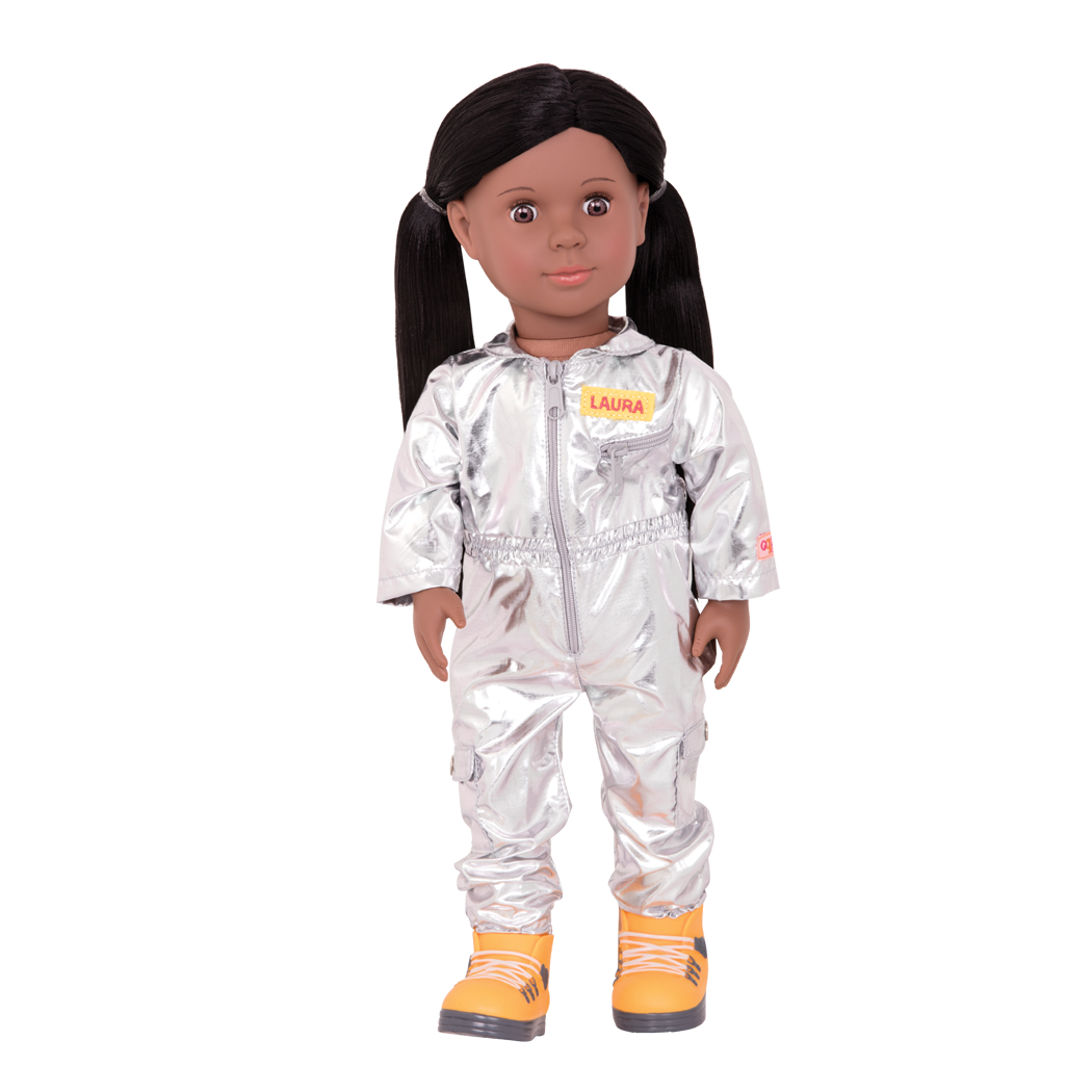 18-inch astronaut doll with space accessories