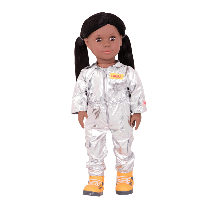 18-inch astronaut doll with space accessories