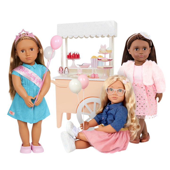 Oh So Sweet Cart 18-inch doll sweets playset