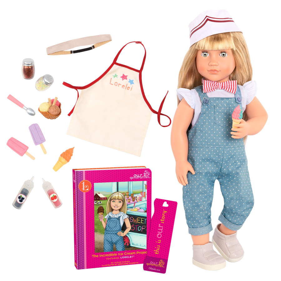 Lorelei Posable 18" Ice Cream Doll Our Generation Our Generation