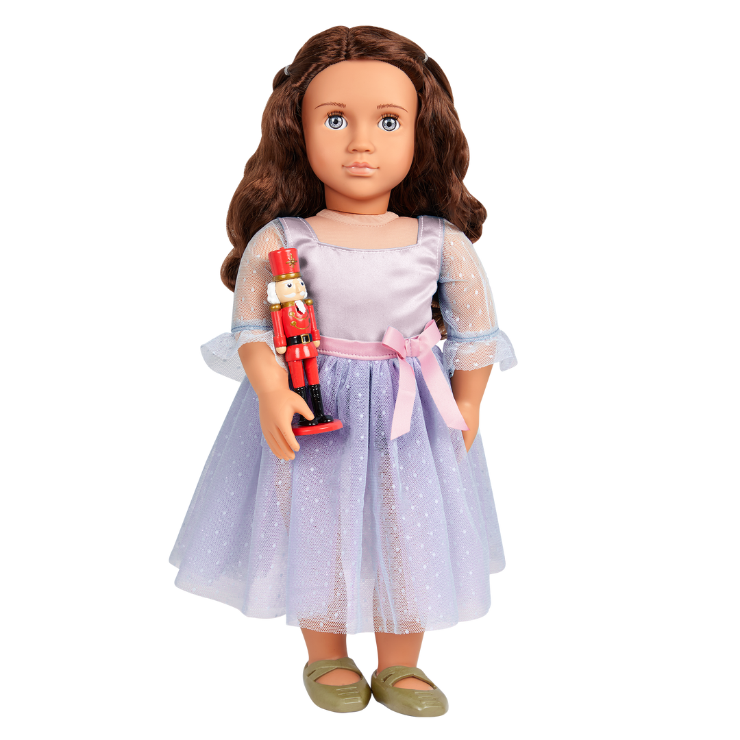 Our Generation 18-inch Ballerina Doll Clara & Nutcracker Accessory