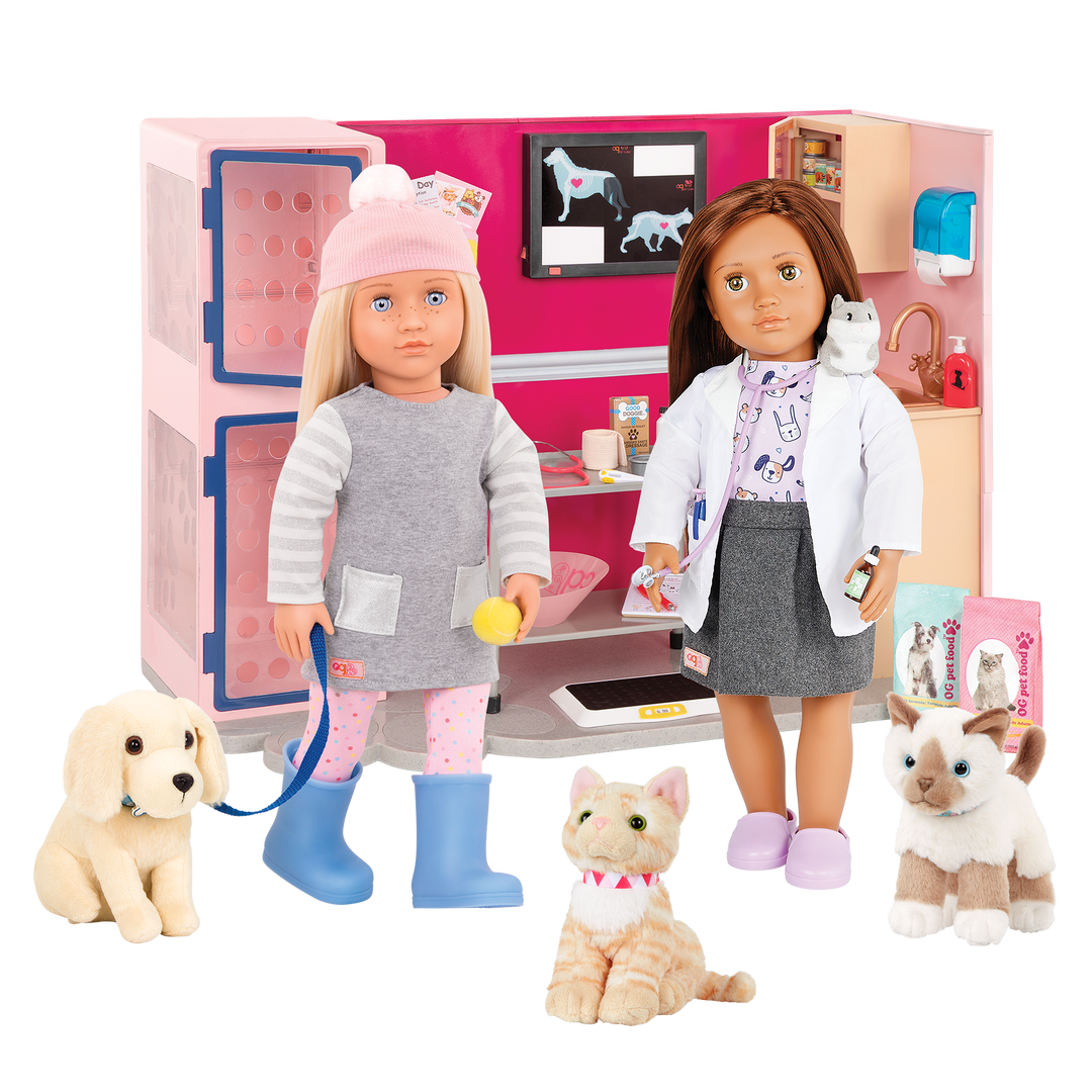 Healthy Paws 18-inch Doll Pink Vet Clinic Our Generation – Our