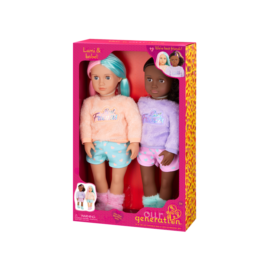 Our Generation Lumi & Isabel 18-inch Best Friend Dolls