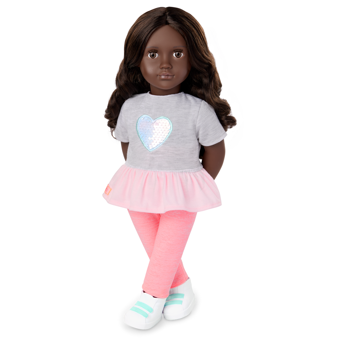 Our Generation 18-inch Doll Kezia & Travel Accessories