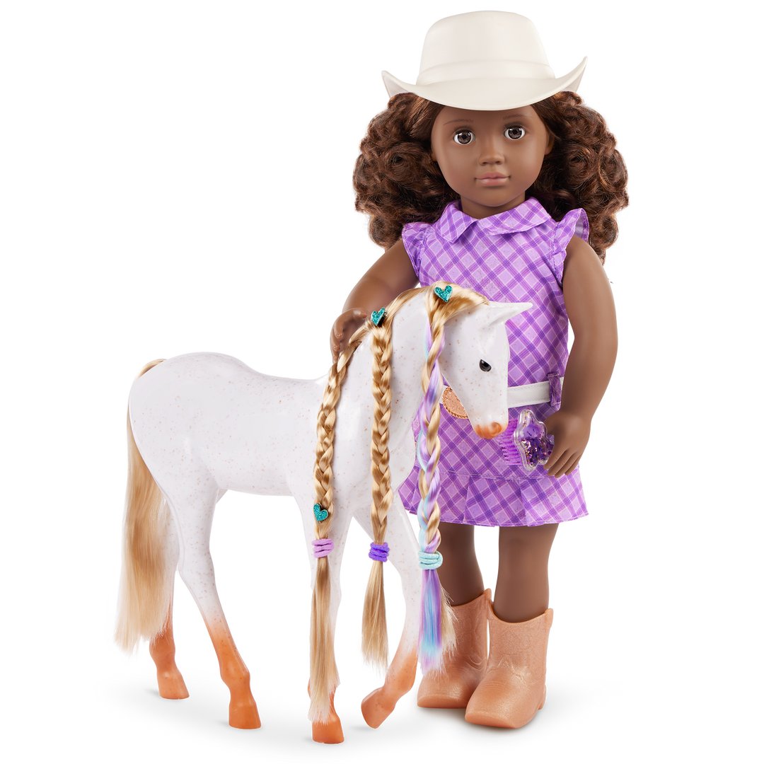 Our Generation 46 cm Doll Valerie & Pet Foal Set