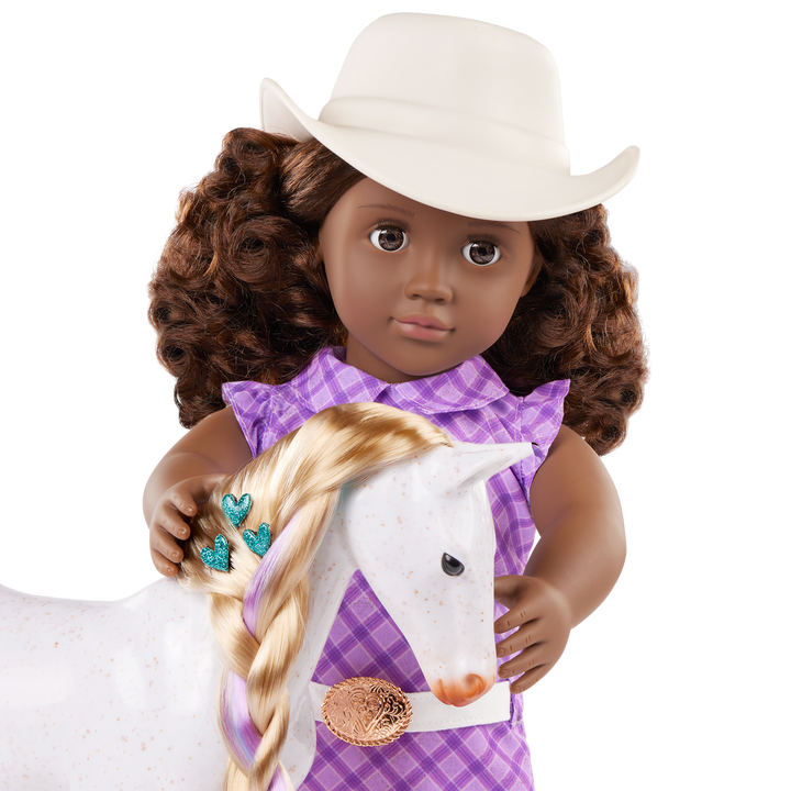 Our Generation 46 cm Doll Valerie & Pet Foal Set