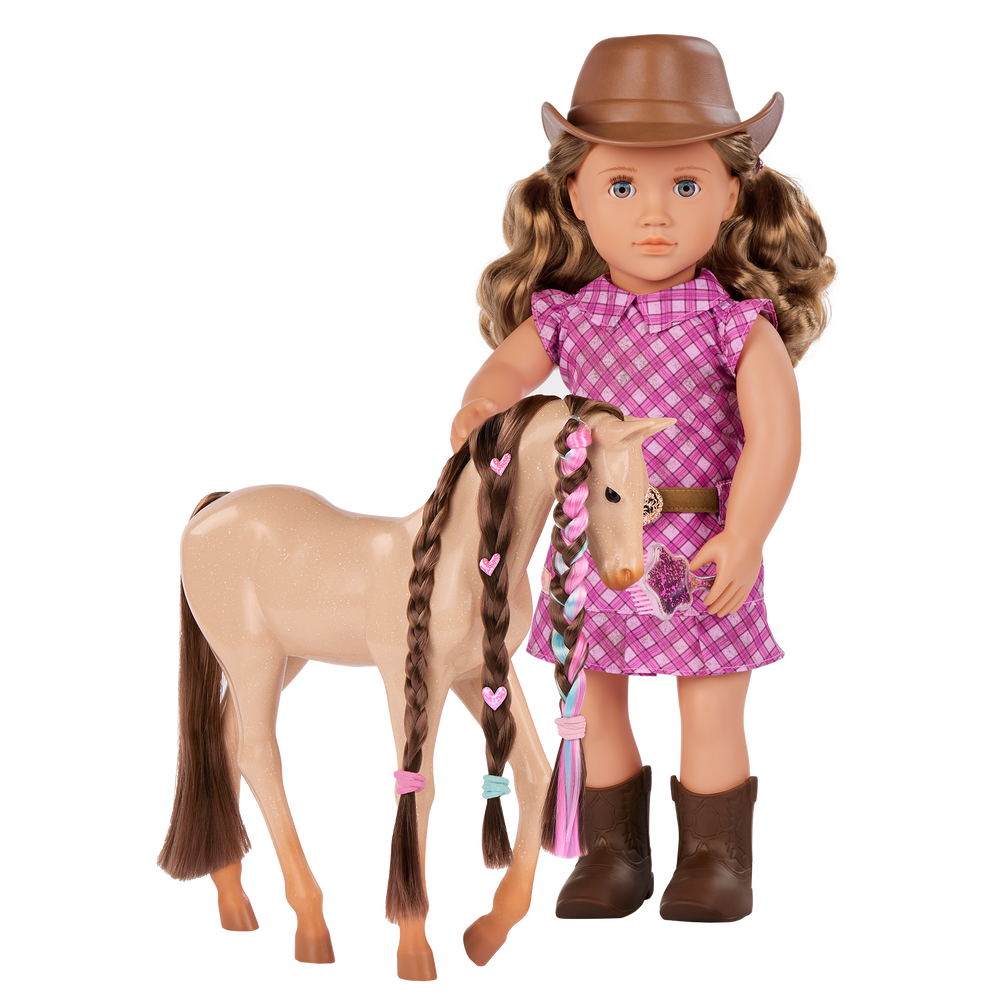 Our Generation 46 cm Doll Callie & Pet Foal Set