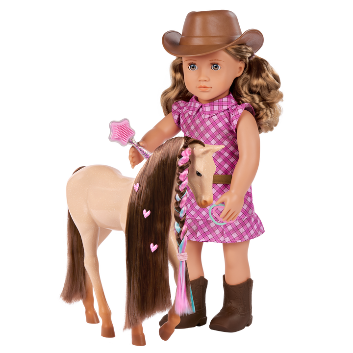 Our Generation 46 cm Doll Callie & Pet Foal Set