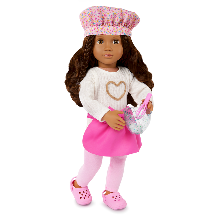 Our Generation 18-inch Doll Paola & Baking Accessories