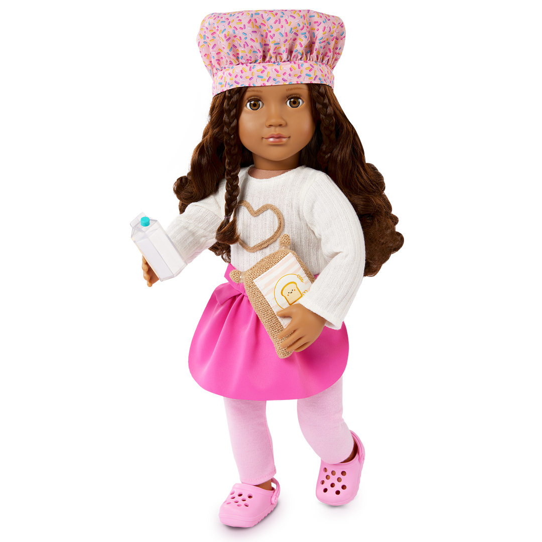 Our Generation 18-inch Doll Paola & Baking Accessories