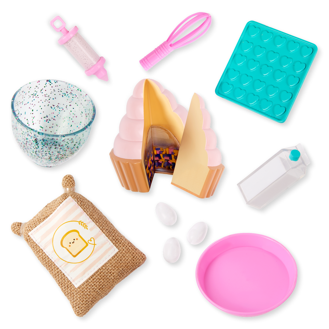 Our Generation 18-inch Doll Paola & Baking Accessories