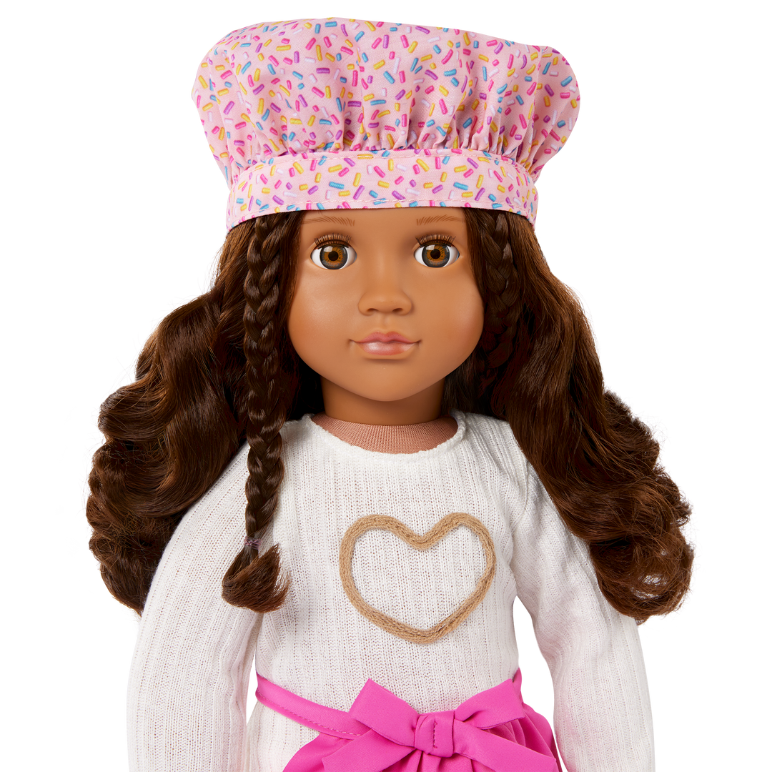 Our Generation 18-inch Doll Paola & Baking Accessories