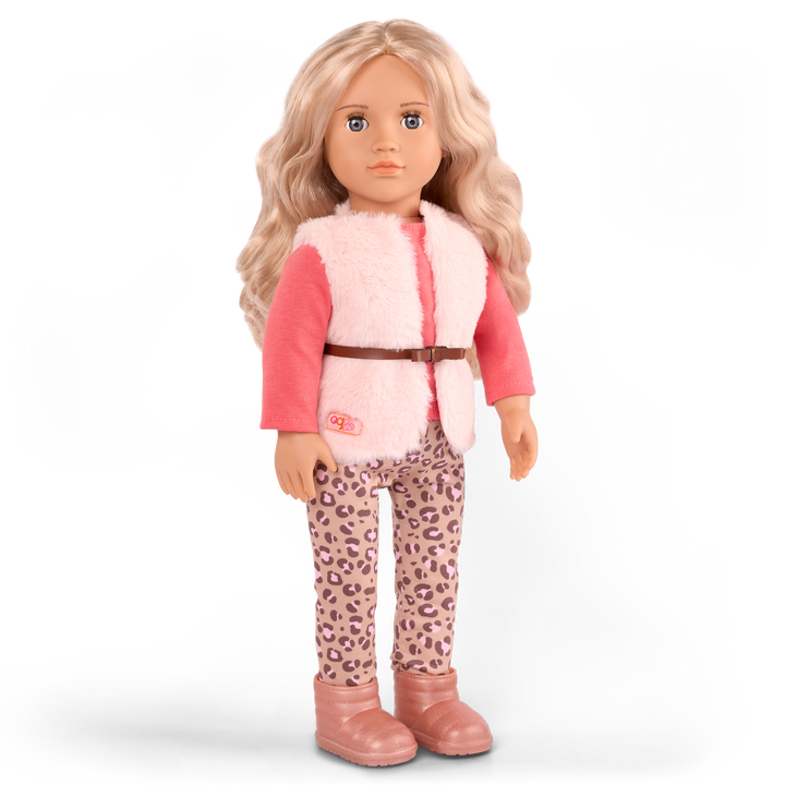 Our Generation 46 cm Doll Kinsley & Pet Puppy Kenzi