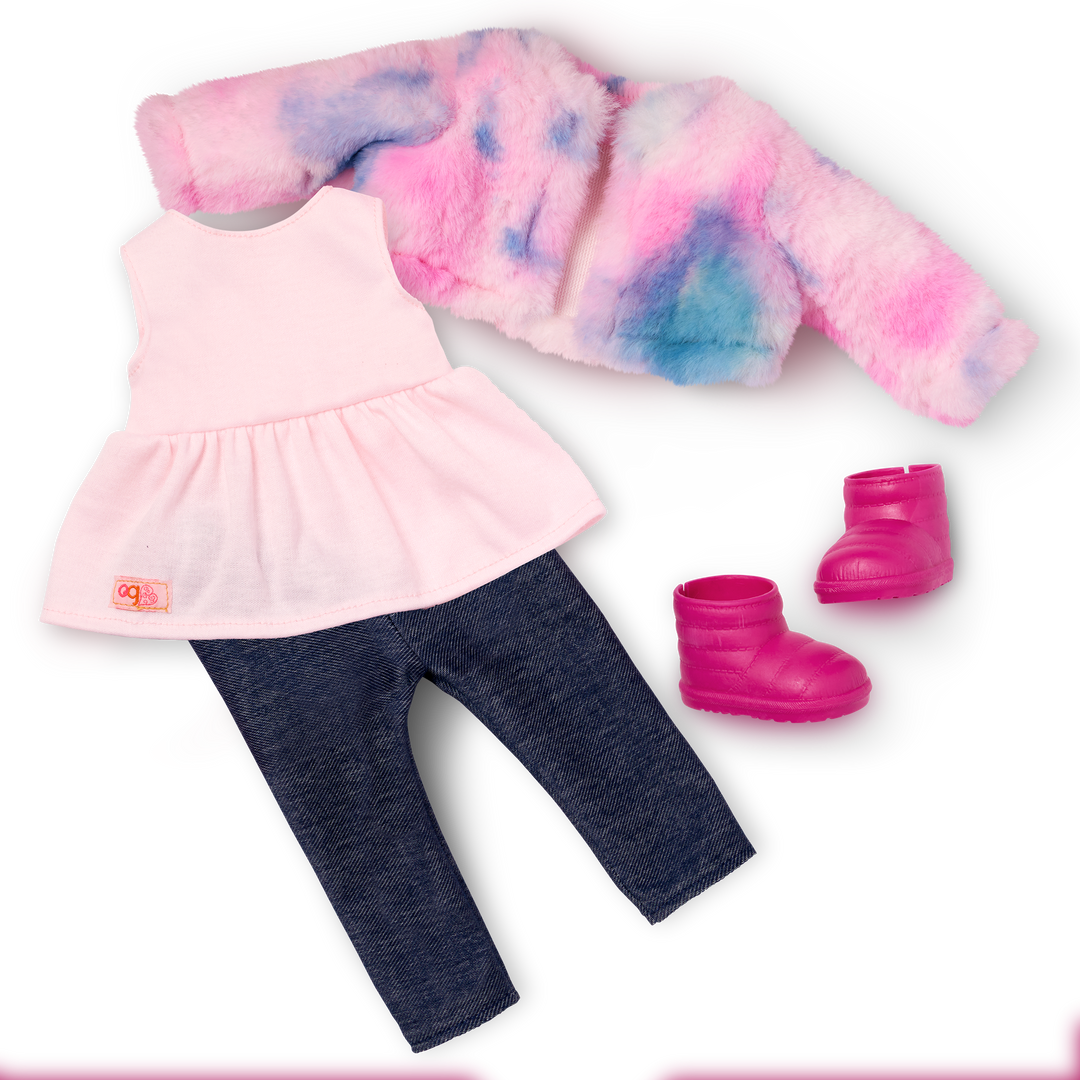 Our Generation 46 cm Doll Ines & Pet Puppy Jojo