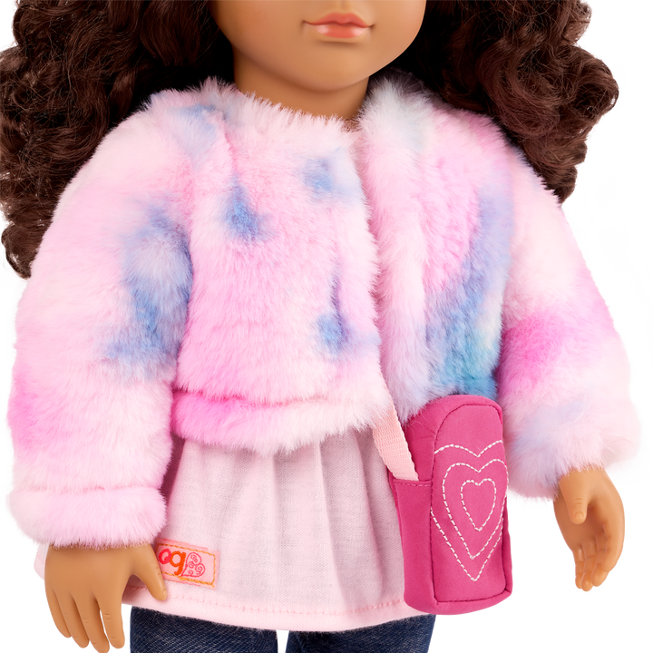 Our Generation 46 cm Doll Ines & Pet Puppy Jojo