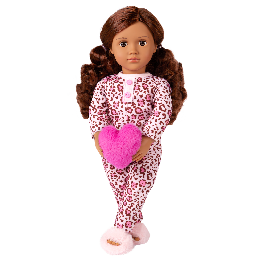 Our Generation 46 cm Doll Gracia in Leopard Pajama