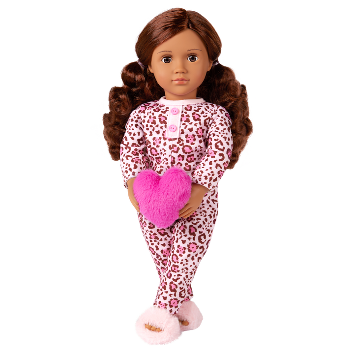 Our Generation 46 cm Doll Gracia in Leopard Pajama