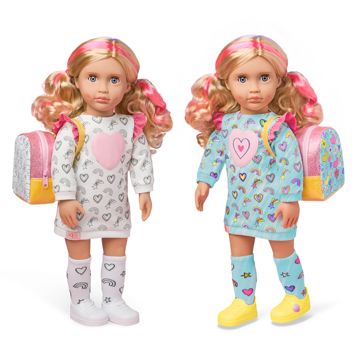 Our Generation 18-inch Doll Aya Color Me Fabulous