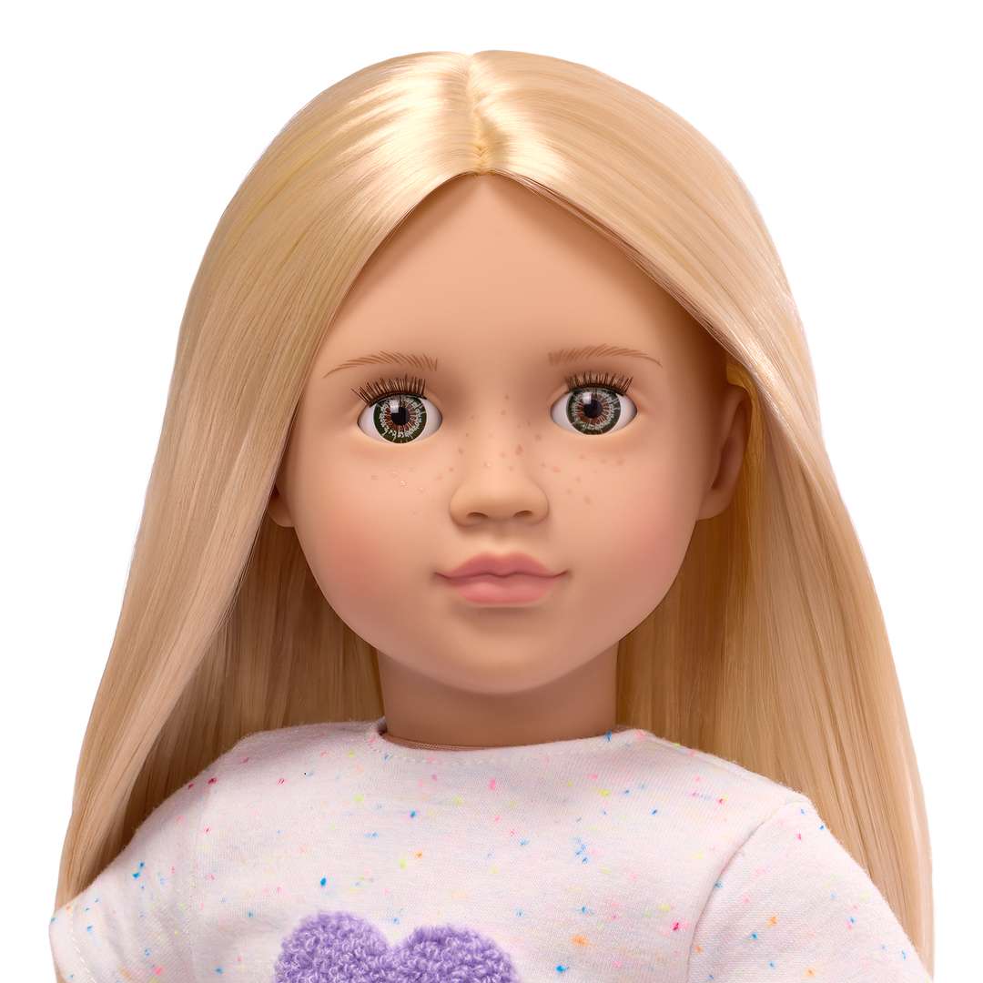 Our Generation 18-inch Doll Beatrice & Pet Kitty Bitsy