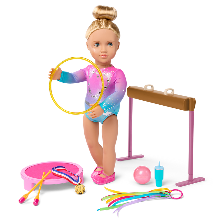 Our Generation 18-inch Gymnastics Doll Elia Dreams & Beams