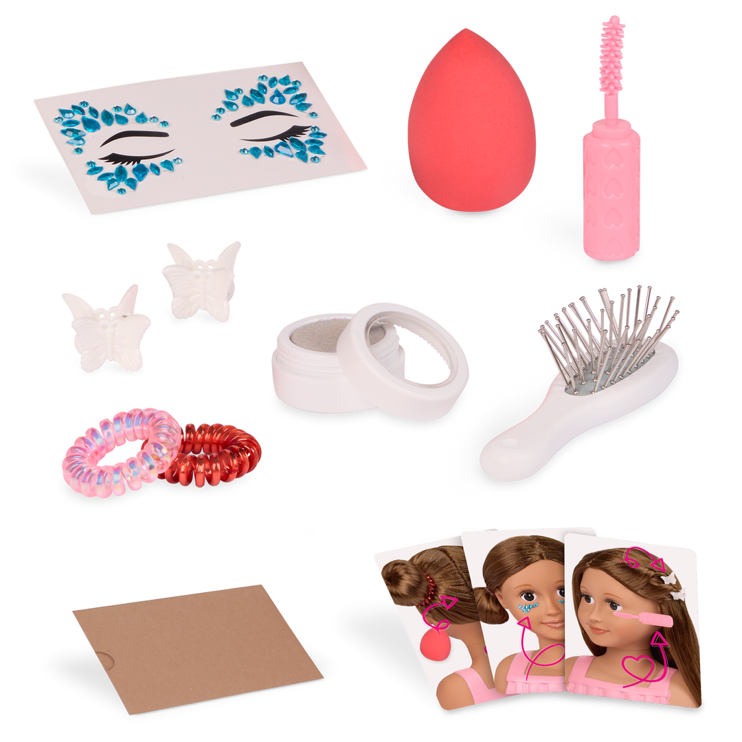 Our Generation Fab & Fun Styling Doll Head Talia
