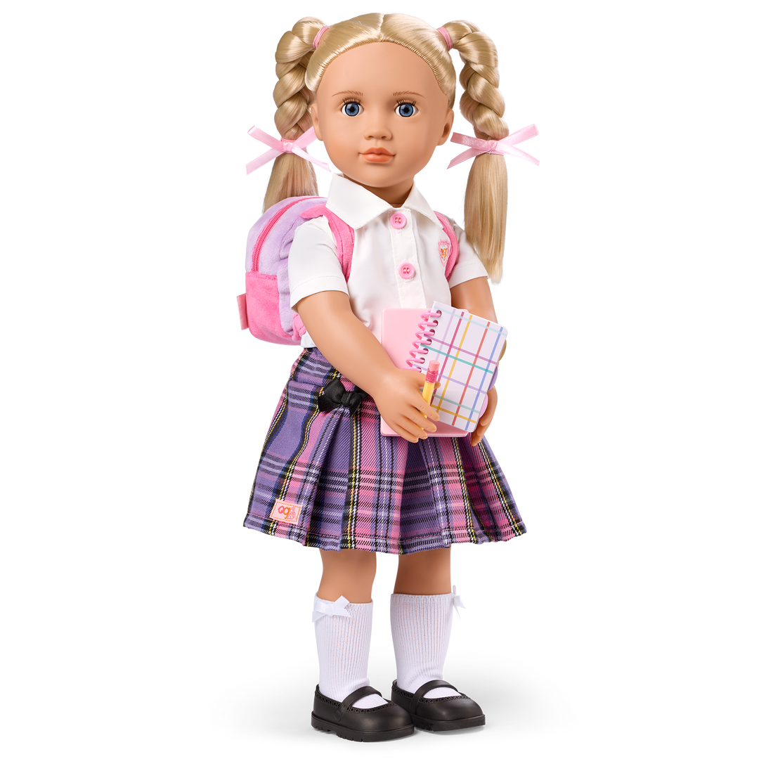 Our Generation 18-inch Doll Erica & School Accessories