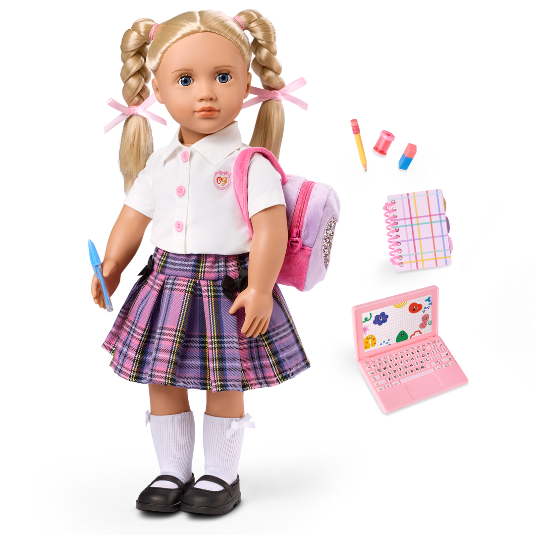 Our Generation 18-inch Doll Erica & School Accessories