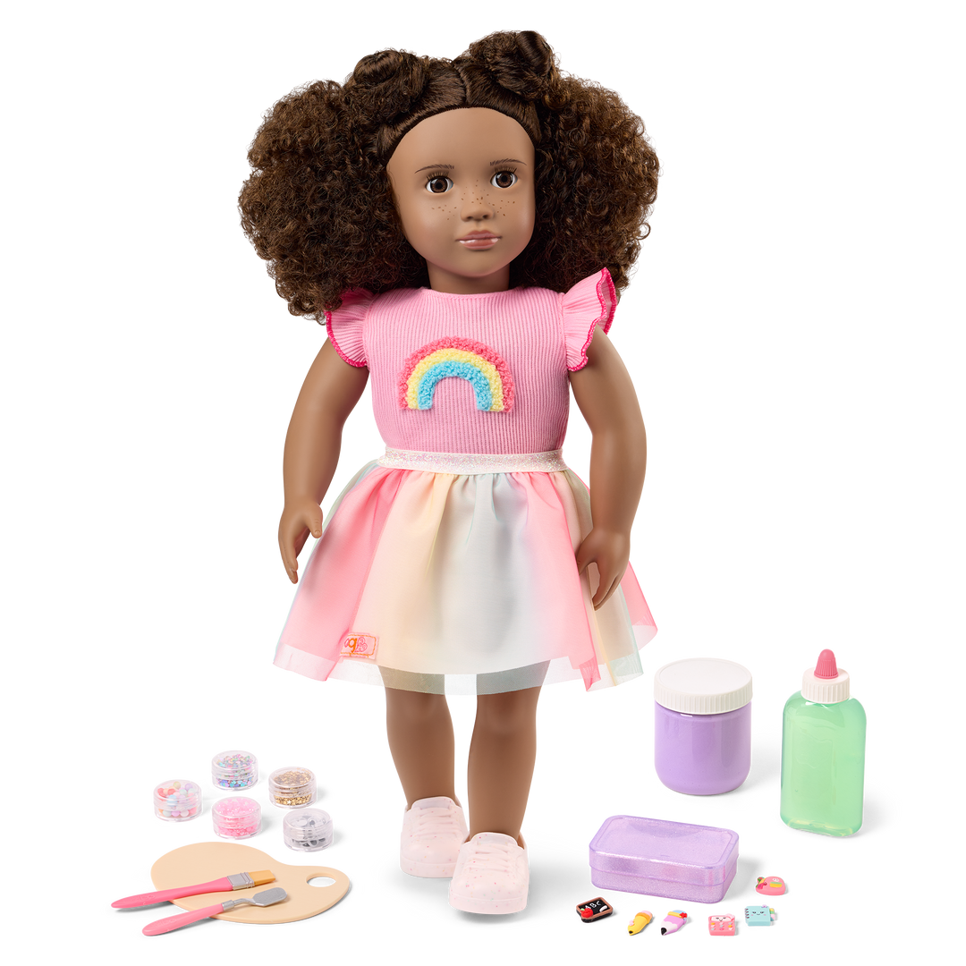 Our Generation 18-inch Doll Kayla Arts & Slime