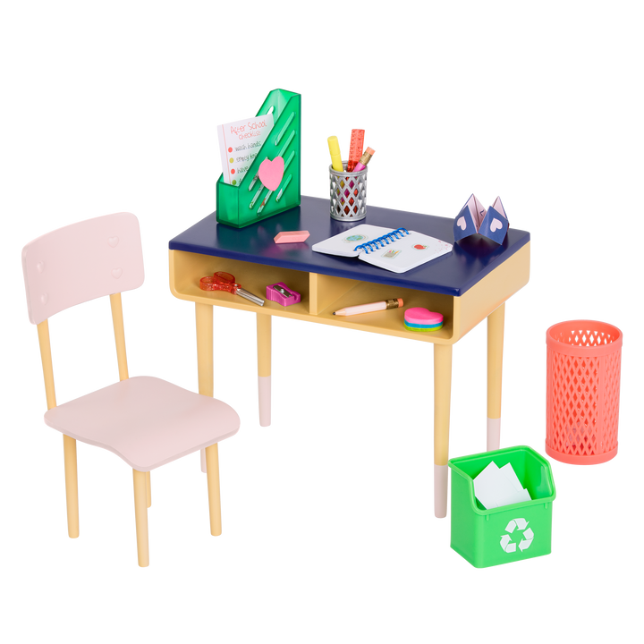 Our Generation Brilliant Bureau Desk Set for 18-inch Dolls