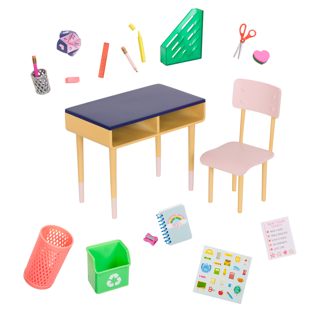 Our Generation Brilliant Bureau Desk Set for 18-inch Dolls