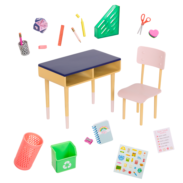 Our Generation Brilliant Bureau Desk Set for 18-inch Dolls
