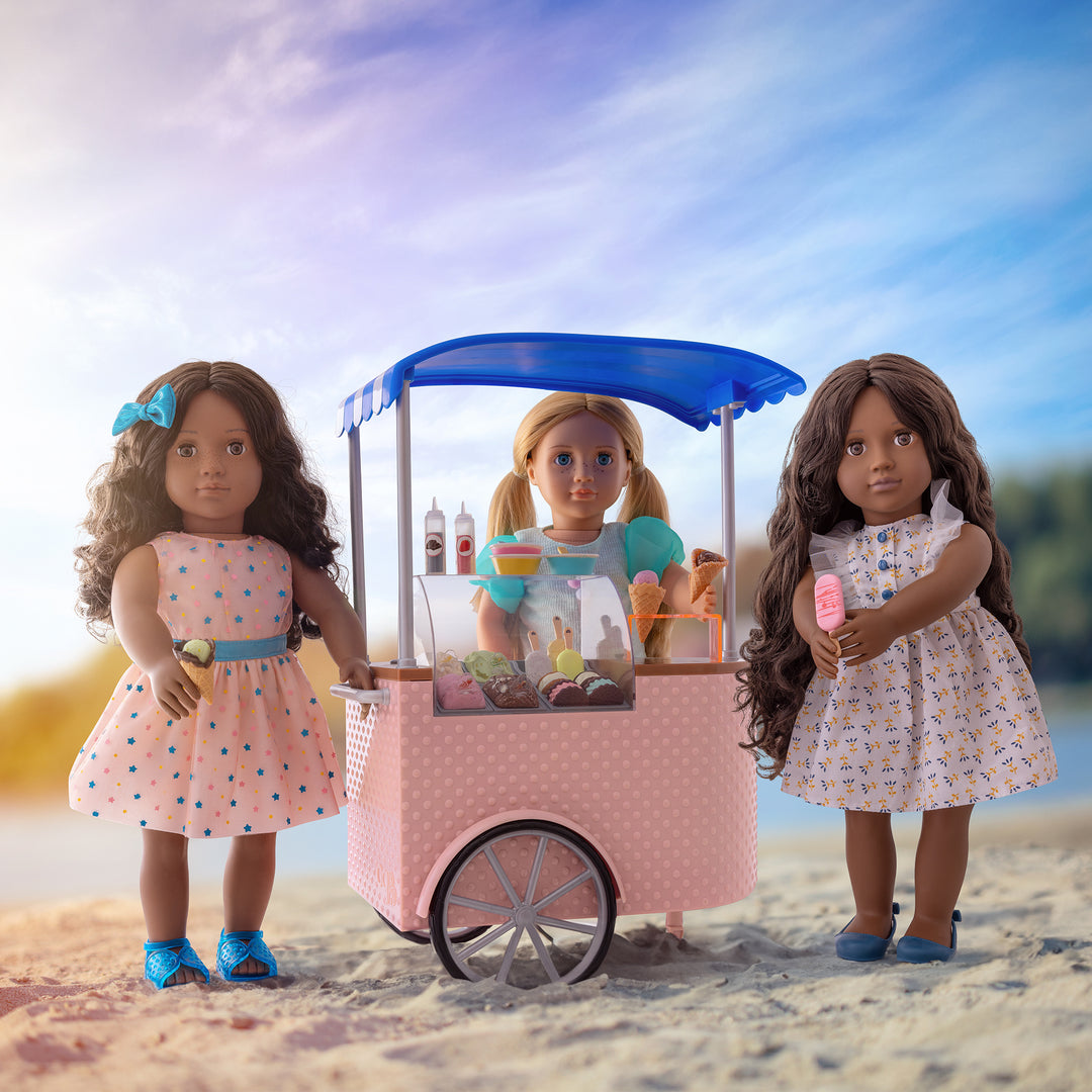 Two Scoops Ice Cream Cart - Main Image