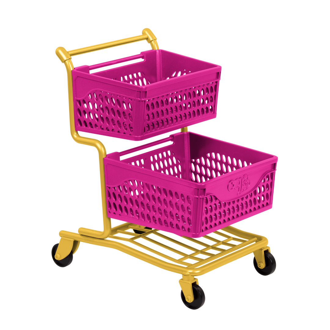 Our Generation Grocery Day Shopping Cart Set for 18-inch Dolls