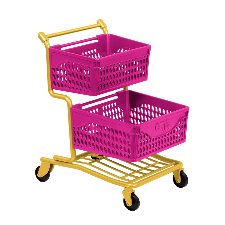 Our Generation Grocery Day Shopping Cart Set for 18-inch Dolls