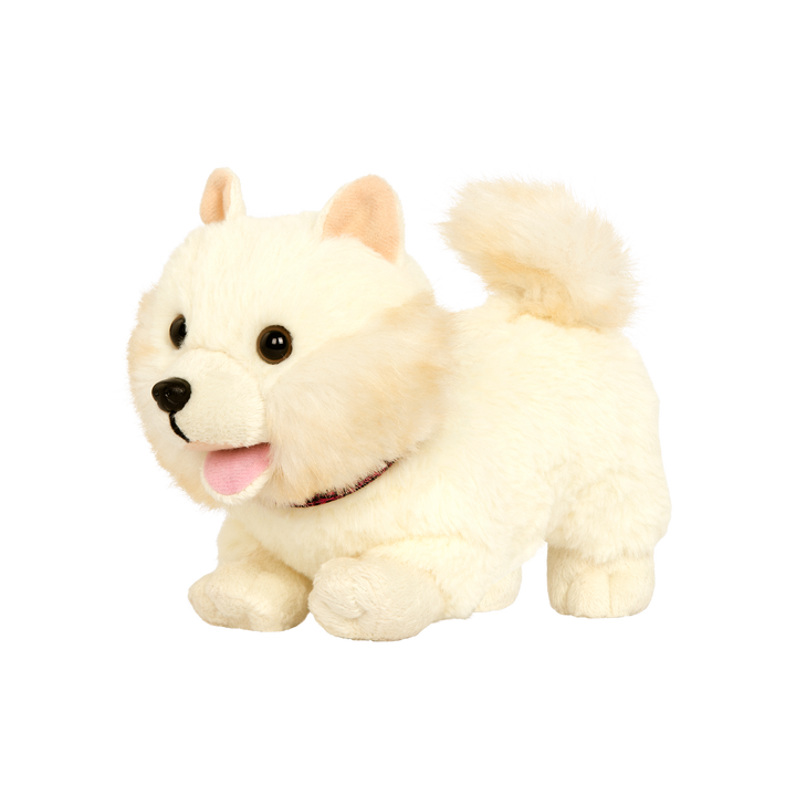 6-inch Posable Pomeranian Pup for 18-inch Dolls